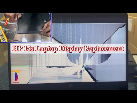 HP 15s Laptop Display Replacement | How to replace Screen on Hp 15 / 15s Laptop