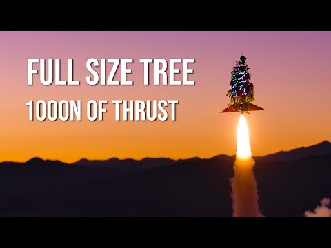 Rocket Powered Christmas Tree