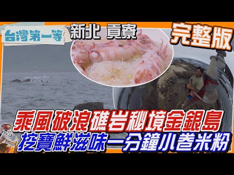 [全新] 新北【飄移獨木舟乘風破浪 勇闖貢寮礁岩秘境"金銀島"/冰庫尋寶蝦兵蟹將"一分鐘小卷米粉、紹興烘蛋"鮮甜媲美名店/彎腰淨灘 直擊海洋垃圾變生態殺手】│2024.07.14│《台灣第一等》完整版