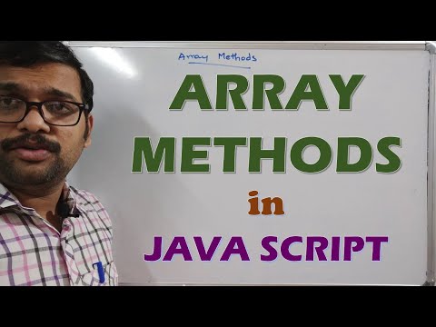 ARRAY METHODS IN JAVA SCRIPT