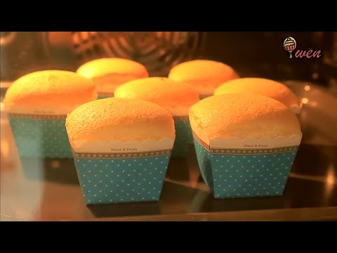 烫面北海道杯子蛋糕食谱Hokkaido Cupcakes Recipe|不开裂不缩腰不皱皮，超柔软蓬松|No Crack, No Shrink, No Wrinkle, So Soft Fluffy
