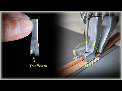The Presser Foot That Makes Leather Piping 10x Faster—No Glue Needed (For Sewing Machine Beginners)