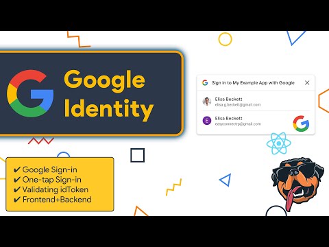How to use One-tap Google sign in, including idToken validation server side