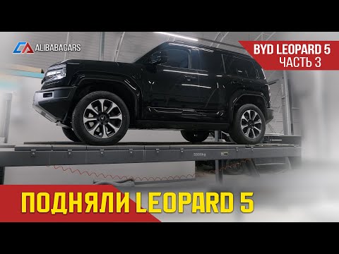 РАМНЫЙ BYD LEOPARD 5 на Подъёмнике Часть 3 #авто #тестдрайв #леопард