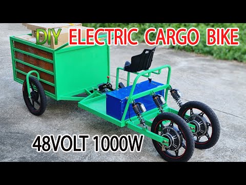Build a Electric Cargo Bike 1000W