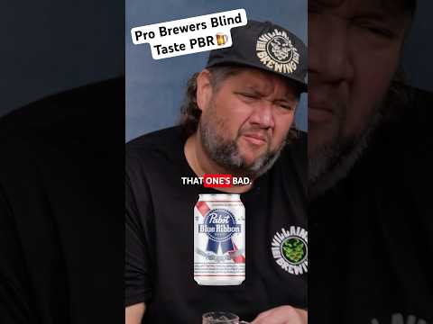 Pro brewers blind taste PBR