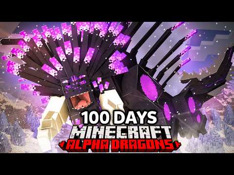 I Survived 100 Days in ALPHA-ONLY How To Train Your Dragon Minecraft Hardcore!