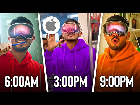 I Spent A Day in Apple Vision Pro !