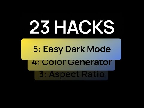 23 Hacks about Building Websites