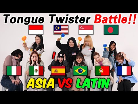 Tongue Twister Battle! Which Country's Tongue Twister is the HARDEST??