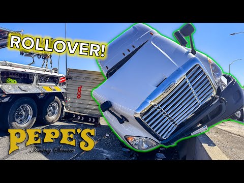 This Container Rollover Kicked our Butts!