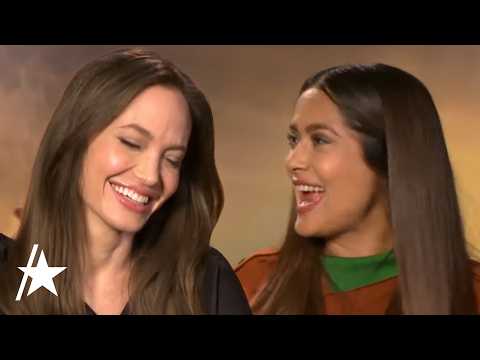Angelina Jolie & Salma Hayek Gush Over Their 'Real' Friendship