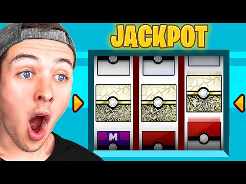 Spinning SLOT MACHINE To Get GOD POKEMON LUCKY BLOCKS in MINECRAFT