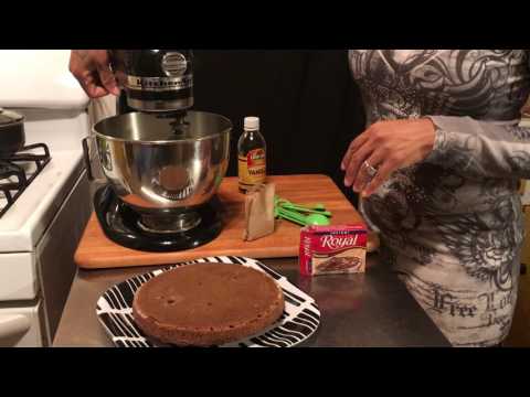 Chocolate Cake with Chocolate Whipped Cream Frosting