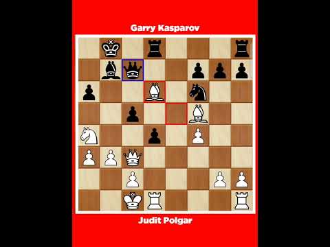Judit Polgar vs Garry Kasparov √ It Cat 19 Dos Hermanas Spain, 1996.