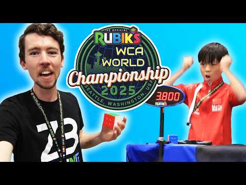 My first Rubik's Cube WORLD CHAMPIONSHIP!