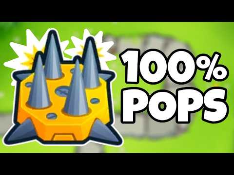 Can The Perma-Spike Get EVERY POP In CHIMPS? (Bloons TD 6)