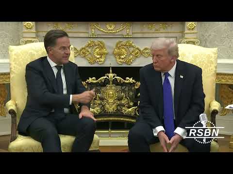 FULL REPLAY: President Trump and NATO Secretary General Hold a Press Conference - 10/22/25