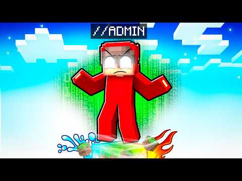 Using ADMIN COMMANDS on an ELEMENTAL One Block!