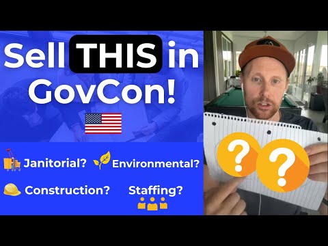 What SHOULD YOU Sell in Government Contracting in 2024?