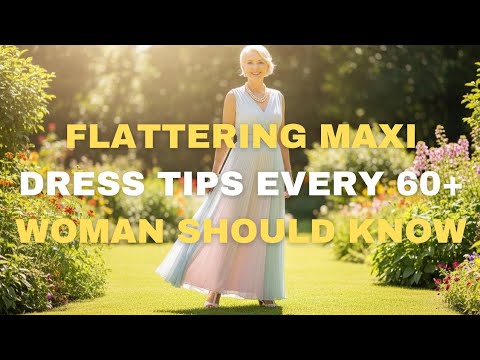 How to wear maxi dresses in your 60s and look amazing