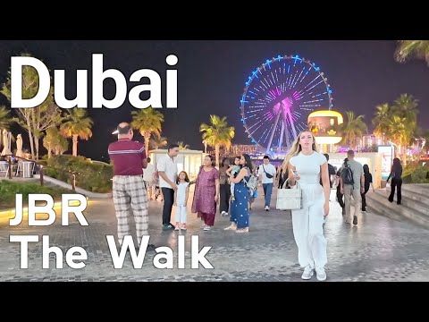 Dubai [4K] Amazing JBR Walking Tour 🇦🇪