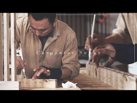 A wooden sofa for focusing on myself #woodworking