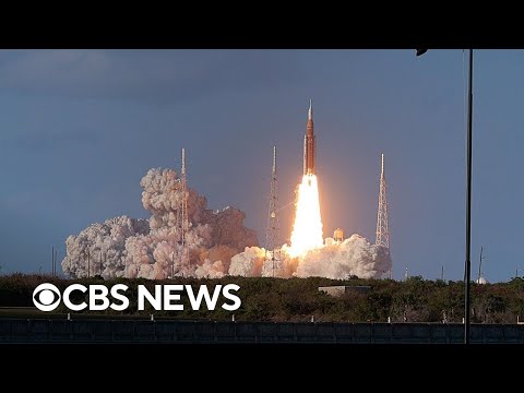 Watch: Artemis II launches on historic moon mission | Special Report