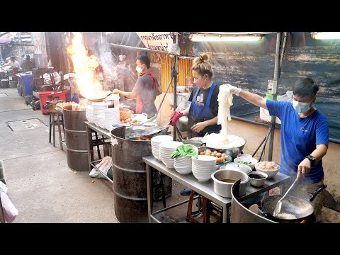 The BEST TOP5 Street Noodles in Chinatown, Bangkok! / Food club compilation | Thailand street food