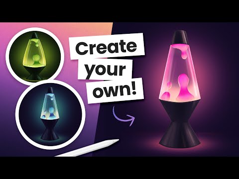 Draw And Animate A Groovy Lava Lamp In Procreate 😎