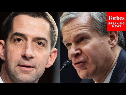 'These Go Beyond Threats': Tom Cotton Grills FBI's Wray About Attacks On AIPAC President