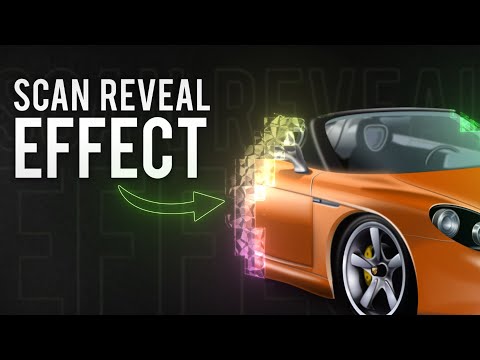 Futuristic Scan Reveal Effect In After Effects