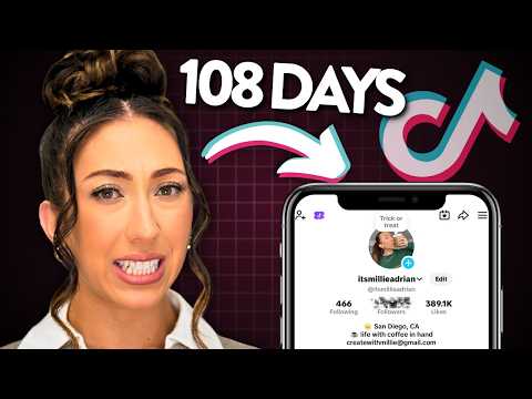 I posted to TikTok EVERY DAY for 108 days | Here's what happened 😳