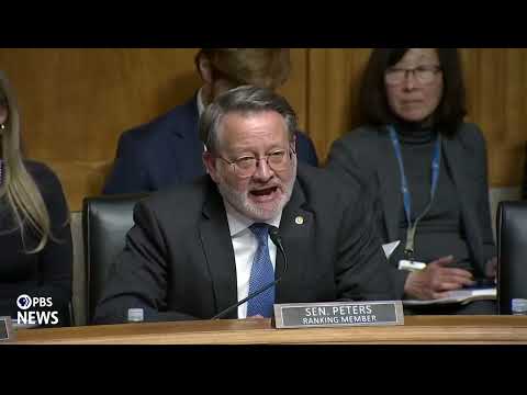 WATCH: Sen. Peters tells Vought he's good at not answering questions in confirmation hearing