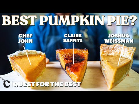 I Tested YouTube's 3 BEST Pumpkin Pie Recipes (Food Wishes, Claire Saffitz, and Joshua Weissman)