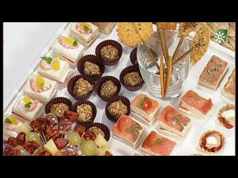 Aperitivos y canapés para Nochevieja