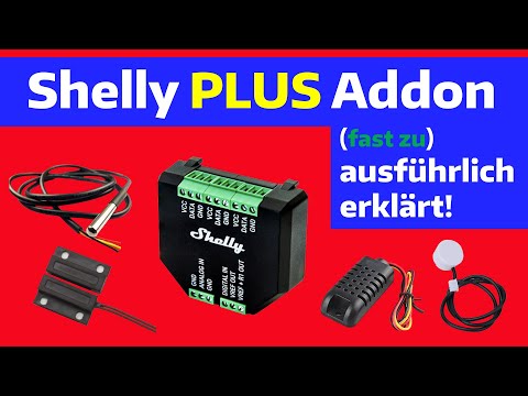 The Shelly Plus Add-on. A detailed presentation, including explanations of the connections and co...