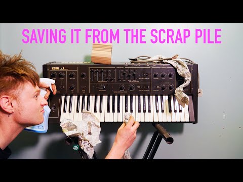 I Found A KORG DELTA Synthesizer In Pieces