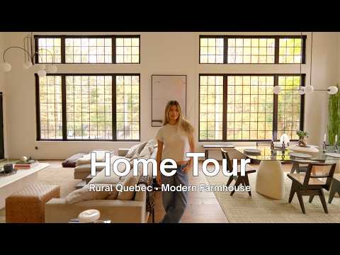 Why She Left Her Toronto Condo for a Quiet Modern Farmhouse in Quebec – FULL TOUR