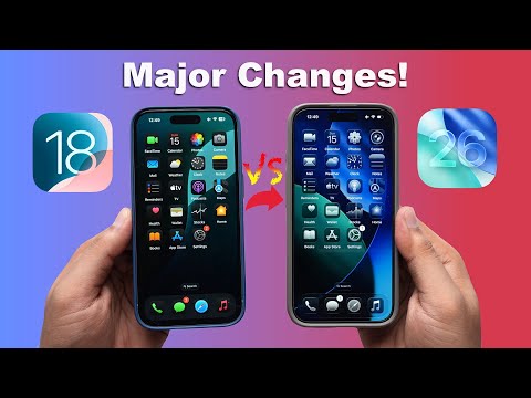 iOS 26 vs iOS 18 🔥 - Every Important Difference! (HINDI)