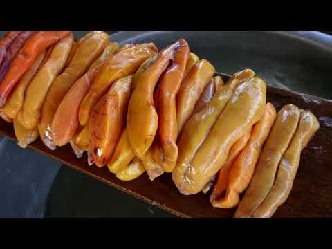 Wild Mullet Roe making - Taiwanese Food