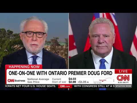 Ontario PC Leader Doug Ford talks to CNN re: U.S. tariffs