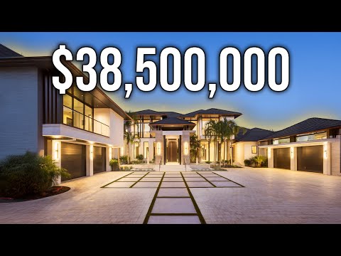 INSIDE a $38,500,000 MEGA-MANSION in THE MOST EXCLUSIVE NEIGHBORHOOD in FLORIDA!
