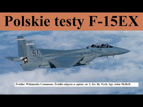 Polish F-15EX aircraft tests