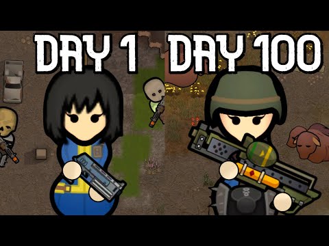 I Survived For 100 Days In Fallout RimWorld