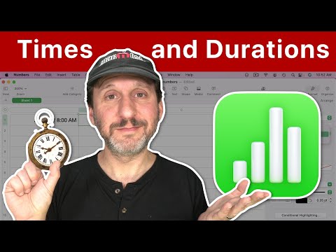 Calculations With Time and Duration Values In Numbers