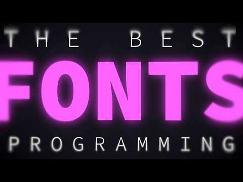 Ranking The BEST Programming Fonts