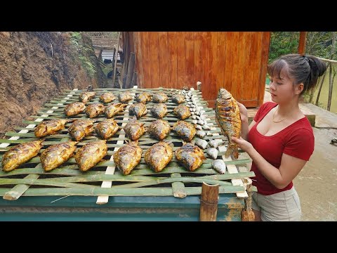Pull Fishing Nets Smoked Fish Processing & Go To Market To Sell, Construct A Pigsty And A Water Tank