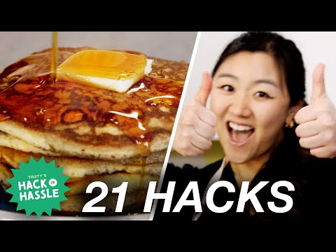 I Tested 21 Pancake Hacks In A Row • Tasty
