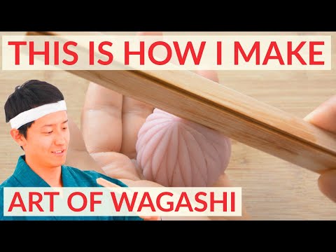 Nerikiri Art "Kisewata" | How to make Japanese decorative Wagashi dessert